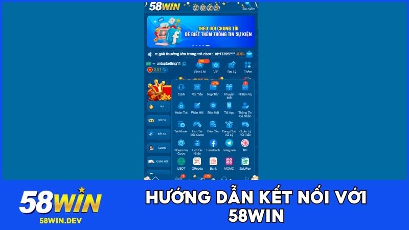 Cách liên hệ chăm sóc khách hàng 58WIN qua Telegram nhanh chóng