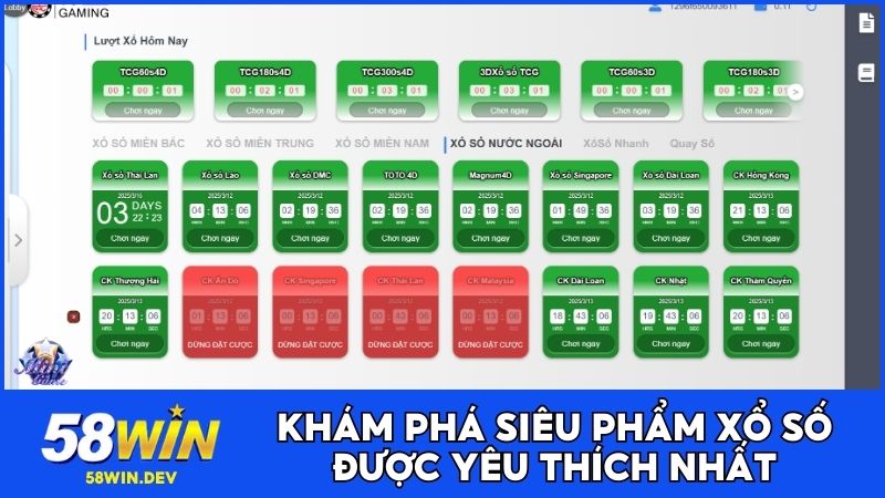 Khám phá siêu phẩm xổ số được yêu thích nhất