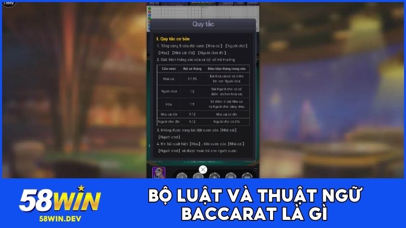 Quy luật và những thuật ngữ cần nắm trong trò chơi